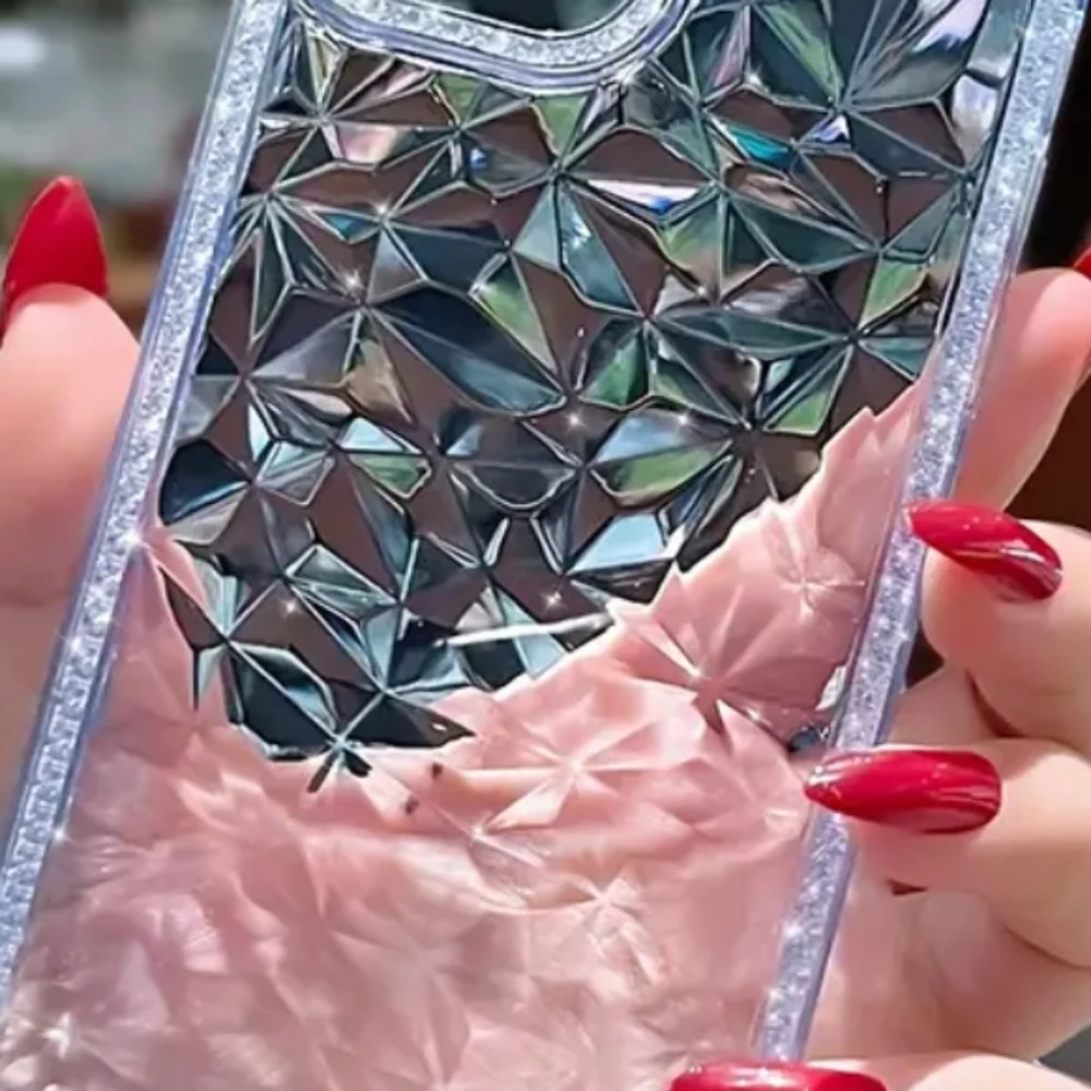 Brand new Apple IPhone 14 ProMax Crystal Glitter Diamond Pattern Phone Case